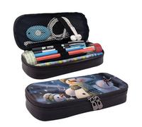 LPSRTWE Trousse à crayons d'hiver en cuir avec fermeture éclair - Grande capacité - Pour homme et femme