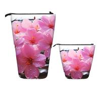 LPSRTWE Trousse à crayons télescopique avec imprimé tournesol - Jolie trousse à crayons - Avec fermeture éclair - Portable - Pour le bureau, Imprimé floral, Taille unique