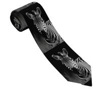 LPSRTWE Zebra Cravate classique en soie tissée jacquard pour homme, zébré, taille unique