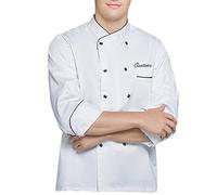 Lpstop Vestes de chef personnalisées manteau de chef personnalisé Chefs à manches longues Travails de travail uniformes de cuisine pour femmes hommes