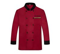 Lpstop Vestes de chef personnalisées manteau de chef personnalisé Chefs à manches longues Travails de travail uniformes de cuisine pour femmes hommes