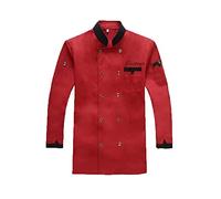 Lpstop Vestes de chef personnalisées manteau de chef personnalisé Chefs à manches longues Travails de travail uniformes de cuisine pour femmes hommes