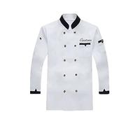 Lpstop Vestes de chef personnalisées manteau de chef personnalisé Chefs à manches longues Travails de travail uniformes de cuisine pour femmes hommes