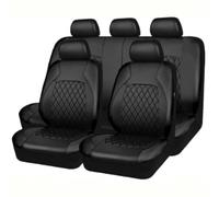 LpUAGSD Housses de Siège Complète en Cuir pour Nissan Pathfinder 2005-2010,Coussins de Protection Respirant et Imperméable,Ensembles de Housses pour Été et Hiver,B/Black