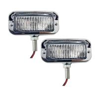 LPUYTRB Feu Avant Phare carré de moto, phare classique, lampe rectangulaire, accessoires pour Chopper pour Dyna pour Sportster