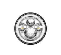 LPUYTRB Feu Avant Phare LED pour motos, 7 pouces, faisceau Hi/Lo, assemblage de lampes pour Road King pour Jk Halo Angel Ey
