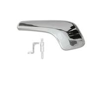 LPUYTRB voiture Cuvette Poignée Porte Poignée De Porte Intérieure En Plastique Plaqué Aluminium Et Acier Inoxydable Pour Corsa D 2006-2014 13297813 13297814 Portes Gauche Droite