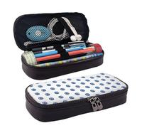 LPWTYCBV La trousse à crayons en cuir imprimé mauvais yeux avec fermeture éclair est très adaptée pour un usage quotidien., Noir , Taille unique, Trousse de maquillage