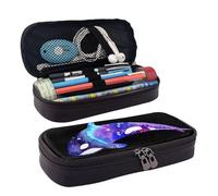LPWTYCBV La trousse à crayons en cuir imprimé orque avec fermeture éclair est très adaptée pour un usage quotidien., Noir , Taille unique, Trousse de maquillage
