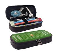 LPWTYCBV Trousse à crayons en cuir imprimé ballon de football américain avec fermeture éclair très adaptée pour un usage quotidien., Noir , Taille unique, Trousse de maquillage