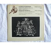 LPX 11349 GABOR LEHOTKA/JANOS SZEBENYI Albrechtsberger/Rossler-Rosetti Concertos