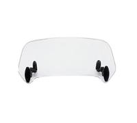 LPXYZD Moto Pare-Brise pour BMW pour C400X pour C400GT pour C650GT pour C650 Sport pour G650GS pour R1150GS Extension Pare-Brise Moto Universelle Déflecteur Réglable Saut Vent(Large Transparent)