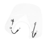 LPXYZD Moto Pare-Brise pour Piaggio pour Vespa pour LX125 pour LX 150 125 50 pour GT 200 pour GTS 250 300 Pare-Brise Moto Déflecteur Vent d'air Pare-Brise Saut Vent(Clear)