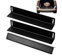 LPYFDC 3 pièces Séparateur de Coffre de Voiture pour Maserati Ghibli 2014-2023, Blocs de Rangement pour Voiture, Organisateur de Coffre pour Voiture