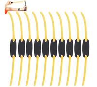 LPZMPZ 10 Pièces Élastique Slingshot, Élastique Lance Pierre, Fronde Caoutchouc, Bandes de Rechange pour Fronde, Sangle de Rechange Slingshot pour la Plein Air de Catapultes de Chasse