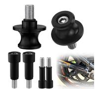 LPZMPZ 2 Pièces Bobine de Bras Oscillant, Diabolos Moto Noir Universel M6 M8 M10, Accessoires de Moto compatible avec Yamaha R1 R6 MT09 MT07 R3 R15 FZ1 FZ6, Honda CB500 CBR500 CRF1100L etc