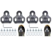 LPZMPZ Bike Pedals Compatible with Look Keo Cleats, Cales Pedales Plates Kit de Cale pour Pédales Cale Vélo Route Look Keo Grip Gris, 2 Max, Blade Carbon, Easy, Classic 3 (Gris 4.5°)