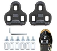 LPZMPZ Compatibles avec les pédales Look Keo Bike à 3 trous Grip Blade 2 Max Carbon Classic Cleats - Lot de plaques de chaussures de vélo de course - Gris - Pour VTT - Pédales de route - Accessoires