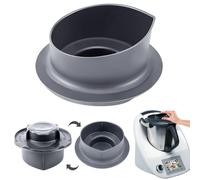 LPZMPZ Gobelet doseur compatible avec les robots de cuisine Vorwerk Thermomix TM5 et TM6, accessoires Thermomix de 100 ml, couvercle Thermomix avec échelle de 100 ml et 50 ml pour verre doseur