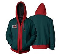 LQ-ZHUOJIAO Garçons Spiderman Sweat À Capuche Miles Morales Cosplay Zip Up Vestes Enfants Vengeurs Manteau Automne Extérieur Sweat Carnaval Halloween Vêtements,Brown-Kids(130)