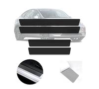LQAHDBTO 4 Pièces Protecteur de Seuil de Voiture pour Mazda SUV CX-5 2000-2024, Protecteur de Seuil Porte de Voiture en Fibre Carbone Plinthes Autocollant