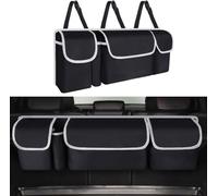 LQAHDBTO Rangement Coffre de Voiture pour Citroen C3/e-C3 AB 7/2024, Organisateur Pliable Étanche avec 4 Poches, Multipurpose Organisateur Coffre, Accessoires Intérieur
