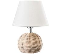 Lqiflvc Weave Petite Lampe De Table Abat-Jour En Tissu Décoration Rustique Éclairage De Bureau Pour La Maison Chambre Salon Chambre Conception Simple Moderne Lampes De Chevet E14 Ampoule,B