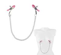 LQIOACU 1 Pièce pince teton sexuelle, Jouets de mamelon, Pince tetons sexuel femme sm, Pince a teton pour femme, Rose