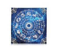 LQIOACU 1 Pièce Tapis de Divination, Tapis Oracle pour Cartes et Tarot Divinatoire, Nappe d'Autel en Térylène pour Cartomancie et Pendule Divinatoire