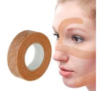 LQIOACU 1 Rouleau Micropore Ruban Adhésif Chirurgical, Microporeux et Flexible, Sparadrap pour Nez, Rhinoplastie - Couleur Chair, 1.25 cm × 9.1 m