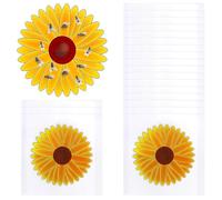 LQIOACU 20 Pièces Autocollants pour Pièges à Mouches de Fenêtre, Attrape Mouche, Tue Mouche, Anti Mouche Fenetre Collants pour l'intérieur, Pièges Engluées pour Mouches Domestiques Jardin Plante