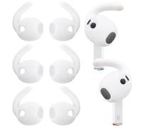 LQIOACU 3 Paires Embouts ecouteurs pour Sam-sung Galaxy Buds3, SM-R50, Ne conviennent pas à l'étui de chargement, Blanc