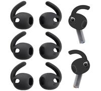 LQIOACU 3 Paires Embouts ecouteurs pour Sam-sung Galaxy Buds3, SM-R50, Ne conviennent pas à l'étui de chargement, Noir