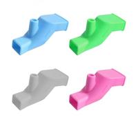 LQIOACU 4 Pièces Prolongateur Robinet pour Bébé, Extension Robinet Enfant, Rallonges de Robinet en Silicone Pour Salle De Bain Cuisine Laver Les Mains Et Le Visage