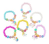 LQIOACU bracelet enfant,bracelet fille,bracelet,6 pièces, convient pour les cadeaux d'anniversaire, les bals de fin d'année, les cérémonies, les vêtements de tous les jours