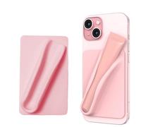 LQIOACU Lip Gloss Phone Case - New lip case - Coque Télèphone Gloss - Étui Maquillage - Silicone - Compatible Phone - Lipstick phone case - Compatible avec tous les smartphones, Rose, 1 pièce