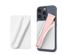 LQIOACU Lip Gloss Phone Case - New lip case - Coque Télèphone Gloss - Étui Maquillage - Silicone - Compatible Phone - Lipstick phone case - Compatible avec tous les smartphones, Blanc, 1 pièce