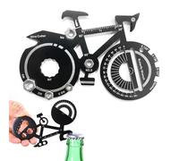 LQIOACU multitool velo,outil velo,porte outil velo,outil multifonction velo,1 pièce, 20 en 1, pour le VTT, la randonnée et le camping