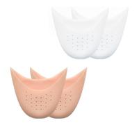 LQIOACU Protege Orteil Silicone, Protections d'orteils Doux Protecteur en pour Pointe des Pieds, Capuchons d'orteils Protecteurs, pour Pointes des Pieds Chaussures de Danse Ballet Pointu, 2 Paires