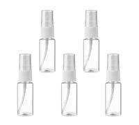 LQIOACU vaporisateur,spray vide,flacon spray vide,pulverisateur a main,5 pièces, compactes et durables, adaptées au stockage de parfum, d'eau, d'alcool et d'autres liquides