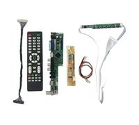 LQIYLQNR Carte Pilote LCD Compatible for Écran TV Analogique LP150E02, LP150E05, LP150E06, LP150E07, VGA, HDMI, AV, USB, IR, 30 Broches, LVDS, 1400 X 1050, 1CCFL, DIY(for LP150E07(A2))