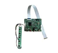 LQIYLQNR Kit De Bricolage for Écran D'ordinateur Portable N173FGE-E13 Et N173FGE-E23, Micro USB EDP 30 Broches 1600 X 900, 2 Mini-HDMI, Carte Contrôleur 17,3 Pouces, Carte Mère(for N173FGE-E13)