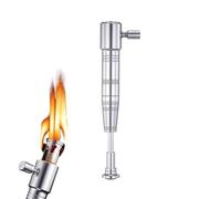 LQJYO Briquet à kérosène Vintage, Briquet de tranchée, allumage à Un Bouton, réutilisable, Cadeau Parfait for Homme, Papa et Mari(Silver1)