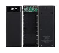 LQMBABY 5 V-2,1 A - Alimentation 8 x 18650 - Boîte de rangement pour piles - Pour bricolage électronique - Blanc