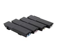 LQNXAVUD Cartouche de Toner Compatible 593 BBBU BBBT BBBR BBBS K C Y M MANDE DE Remplacement avec C2660 C2665 C2660DN C2665DNF Printers(Y)