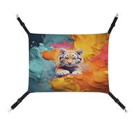 LQPMNK Hamac élégant pour petits animaux de compagnie, impression animation couleur, lit pour petits animaux, toile respirante, facile à installer, peu encombrant et portable