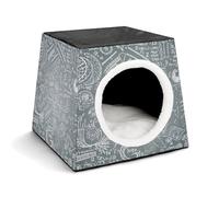 LQPMNK Nid portable pour petits animaux de compagnie, questions mathématiques, impression capsule spatiale, nid pour animaux de compagnie, lit pour la maison et les voyages
