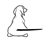 LQQDREX Autocollant drôle pour essuie-glace en forme de queue de chien, autocollant imperméable à l'eau de dessin animé, autocollant pour voiture, essuie-glace arrière, pare-brise, décoration de