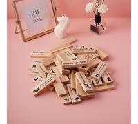 LQQDREX Jeu Coquin De Tour Infernale pour Adultes, Blocs Empilables De Tour pour Couples, Plateau en Bois pour Rendez-Vous Nocturne, Activité De Couple Et Idée De Rendez-Vous Galant pour Adultes