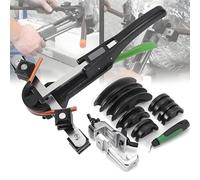 LQQYJSM Kit Cintreuse Tubes avec Coude Inversé, Kit Cintreuse Tubes Hydraulique, Kit Cintreuse Tubes Réfrigérateur AC, Ensemble D'outils Cintreuse Tubes en Cuivre À Cliquet CVC avec 7 Matrices